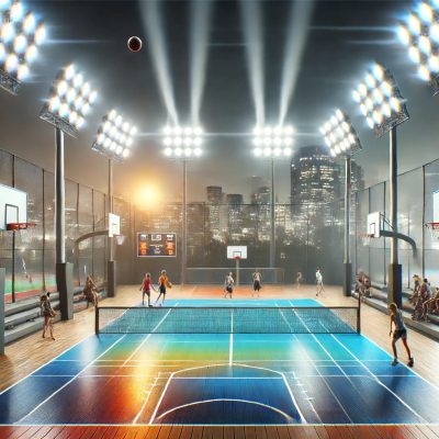 torre de iluminacao em jogos ao vivo